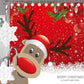 Frendorf | 12-Teile: Weihnachts-Duschvorhang Anti-Rost Haken