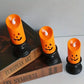 Frendorf | 12-Teilig: Halloween LED Kürbis Kronleuchter Kerzen