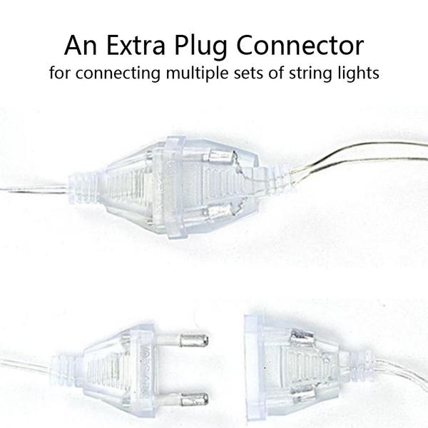 Frendorf | 12 Sterne 138 LED Vorhang Lichterkette