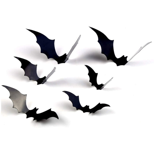 Frendorf | 120-Teile: 3D Fledermaus Halloween Dekorationsaufkleber