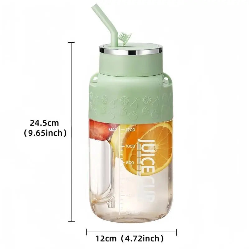 Frendorf | 1200ml tragbarer Fruchtsaftmixer – Mixen & trinken bei Picknick oder Workout