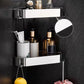 Frendorf | 2-teiliges Edelstahl-Badezimmerzubehör-Set 30 cm W Dreiecks-Badezimmerregal