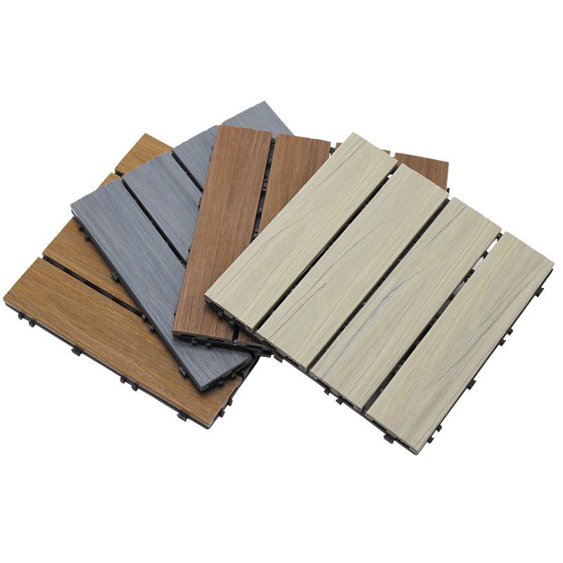 Frendorf | 12" X 12" 4-Slat Quadrat PVC Bodenfliesen Mit Interlocking Installation Bodenplatten Fliesen