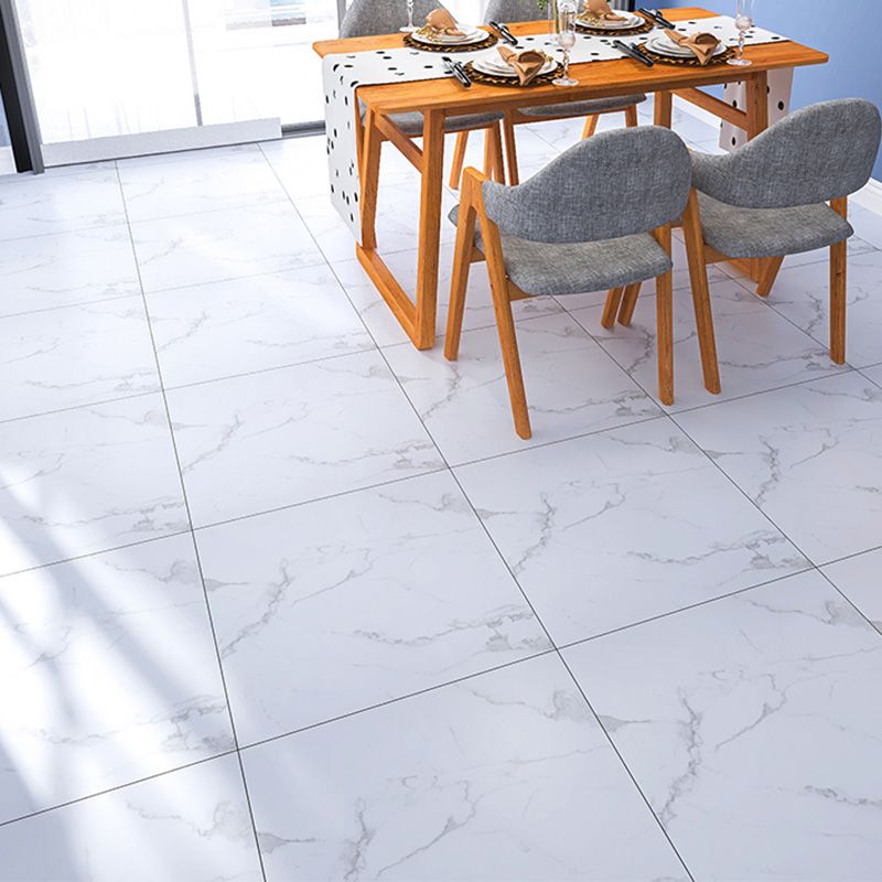 Frendorf | Home Vinylboden Peel and Stick Marmor-Optik quadratische PVC-Bodenbeläge für das Wohnzimmer