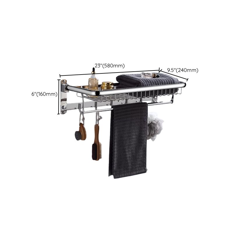 Frendorf | Modernes Edelstahl-Badezimmer-Set Papierhalter Badregal Badezimmerzubehör