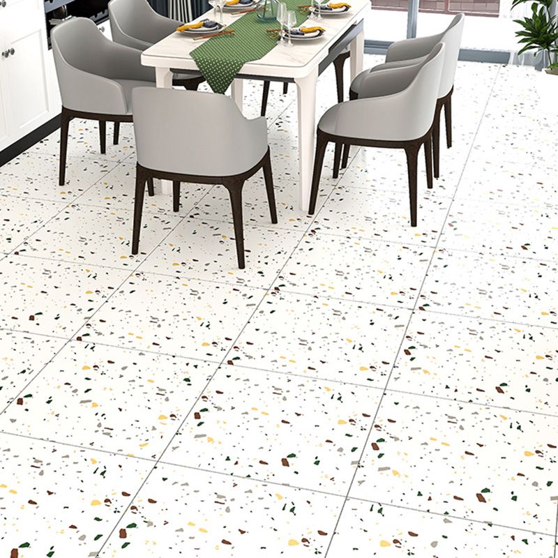 Frendorf | Home Vinylboden Peel and Stick Marmor-Optik quadratische PVC-Bodenbeläge für das Wohnzimmer