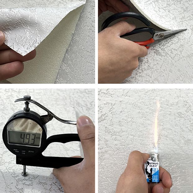 Frendorf | Modernes Zinn-Backsplash-Verkleidung Texturiert Wand Decke Leinenmaterial