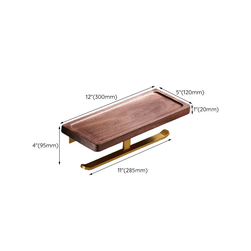 Frendorf | Traditionelles Badezimmer-Zubehörset Badregal Papierhalter Gold Badezimmer-Set