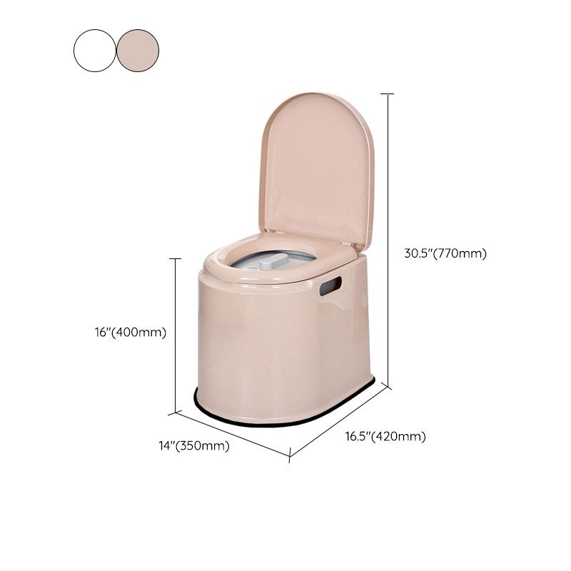 Frendorf | Moderne Kunststoff-WC-Bodenstehende Toilette mit sanftem Schließsitz für das Badezimmer