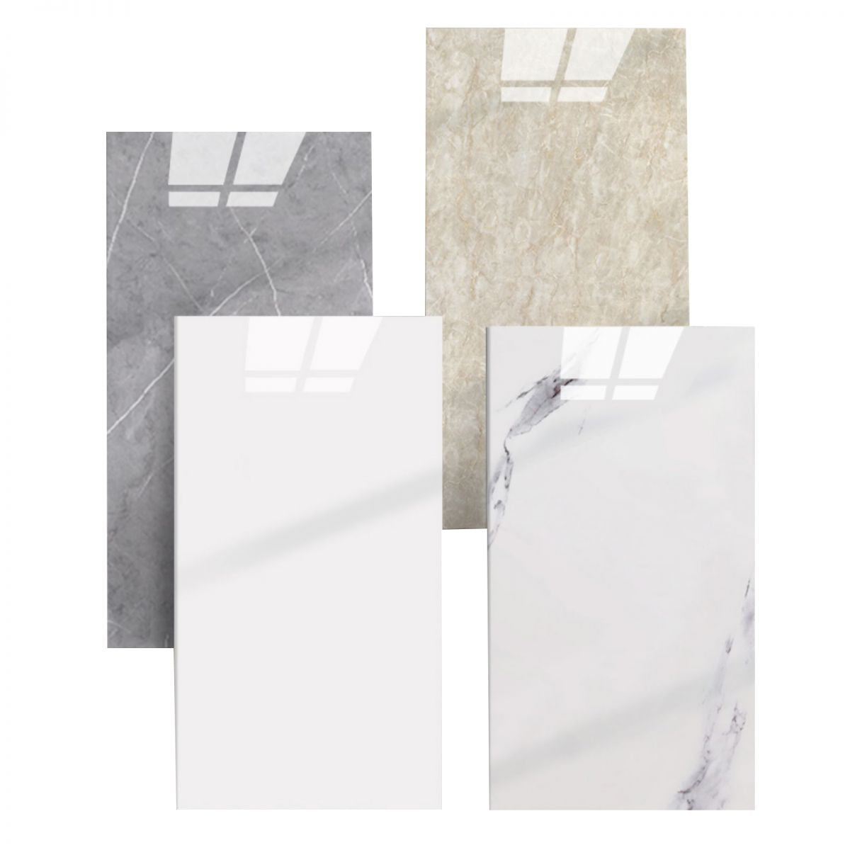 Frendorf | 10er Pack PVC Rechteckige Peel & Stick U-Bahnfliese Küche und Bad