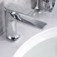 Frendorf | Moderner Badezimmer Wasserhahn Messing Tiefer Bogen Hebelgriff mit Wasserhahn Schlauch