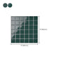 Frendorf | Quadrat Mosaik Peel & Stick Fliese in Grün Wasserbeständige Mosaikfliese