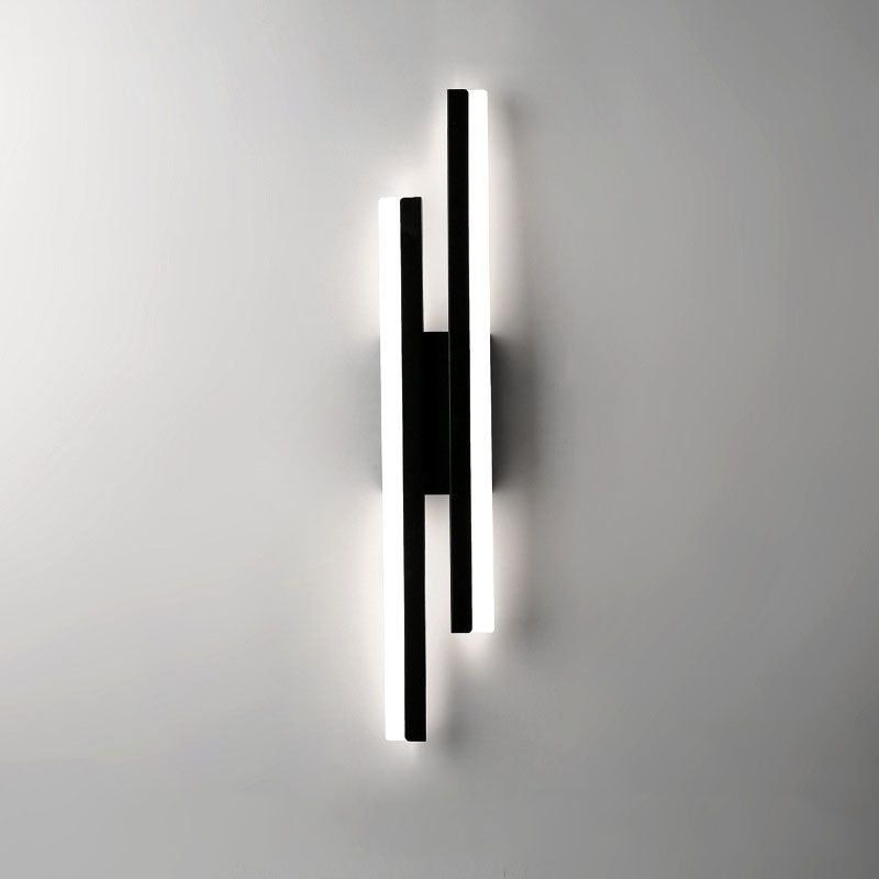 Alana Moderne LED Wandleuchte - Elegante Schwarz/Goldene Wandbeleuchtung für Wohnzimmer und Schlafzimmer