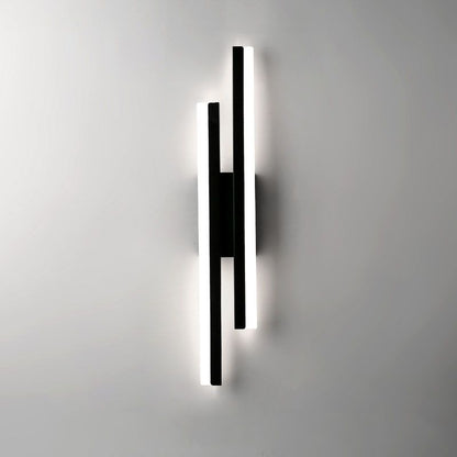 Alana Moderne LED Wandleuchte - Elegante Schwarz/Goldene Wandbeleuchtung für Wohnzimmer und Schlafzimmer
