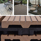 Frendorf | Modernes Kunststoffholz-Laminatplankendeck im Freien, schimmelresistentes Laminat
