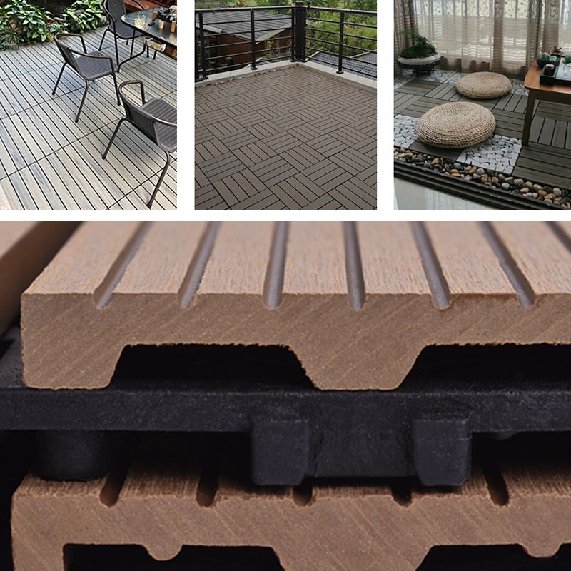 Frendorf | Modernes Kunststoffholz-Laminatplankendeck im Freien, schimmelresistentes Laminat