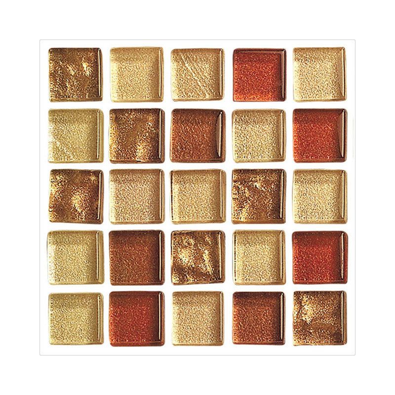 Frendorf | Peel and Stick Mosaikfliese Wasserfeste quadratische Peel and Stick Fliese für die Küche 20-Pack