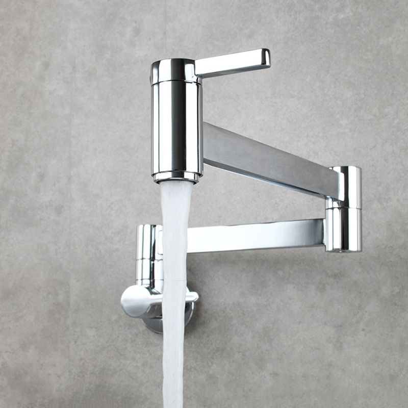 Frendorf | 1-Handgriff gebürstetes Nickel weit verbreiteter Wasserhahn 1 Loch wandmontierter Badezimmer Wasserhahn mit Messing