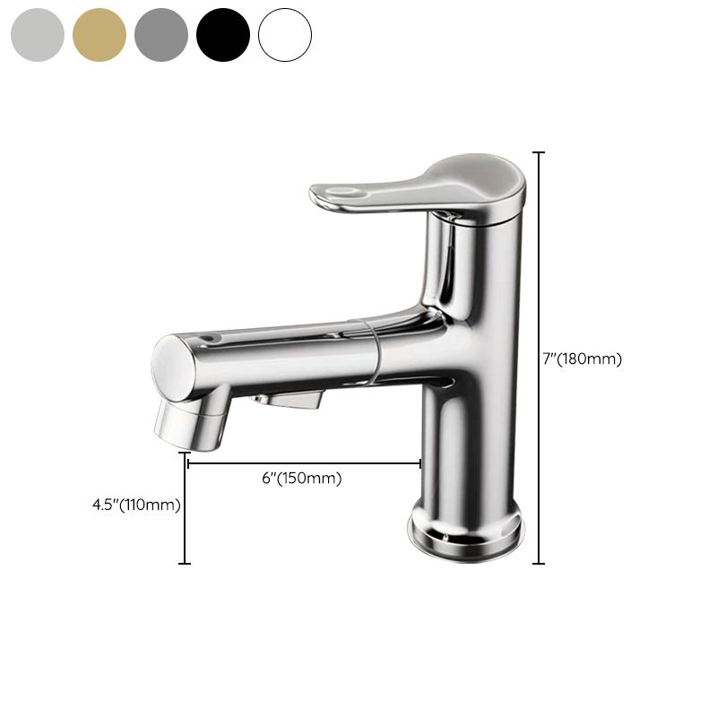 Frendorf | Moderner Waschbecken Wasserhahn Einfarbig Kupfer Waschbecken Wasserhahn für Badezimmer