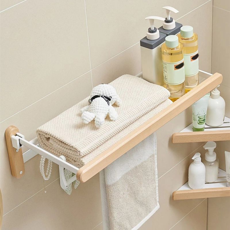 Frendorf | Weißes Badezimmer Set Massivholz & Aluminium Badezimmerzubehör einzeln oder als Set