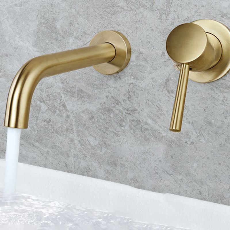 Frendorf | Industrieller Badezimmer Wasserhahn Messing Hebelgriffe 2-Loch Wasserhähne Wandmontierter Wasserhahn