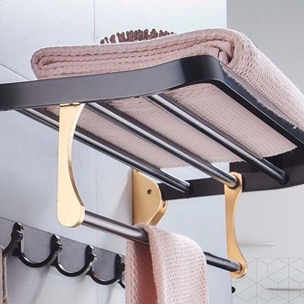 Frendorf | Modernes Badezimmerbeschläge Set Badregal Papierhalter Badezimmer Zubehörset