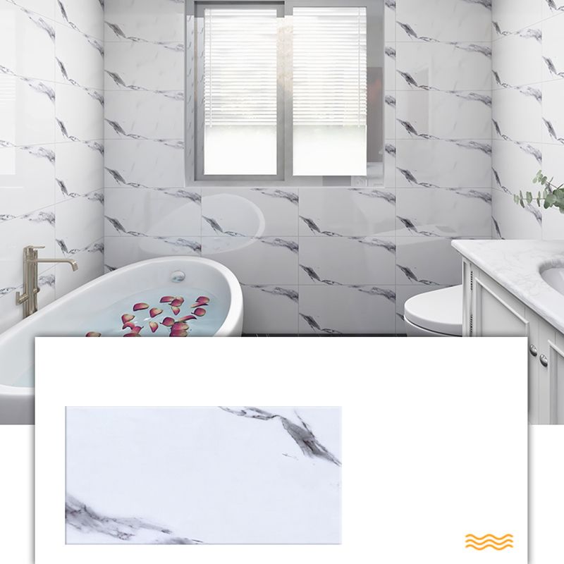 Frendorf | PVC Rechteckige 3er Pack 12" X 23" Peel & Stick Mosaikfliese Küche und Bad Rückenwand