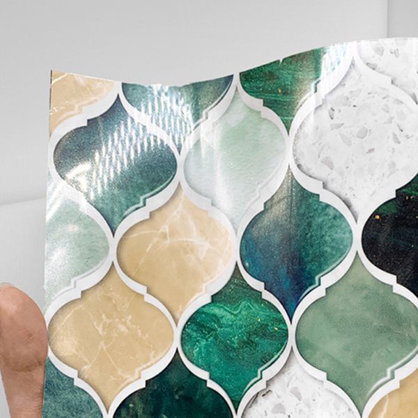 Frendorf | Mosaikfliesen zum Abziehen und Einkleben Fliesen Küchen-Wasserdichter Spritzschutz Abziehbare Wandfliesen