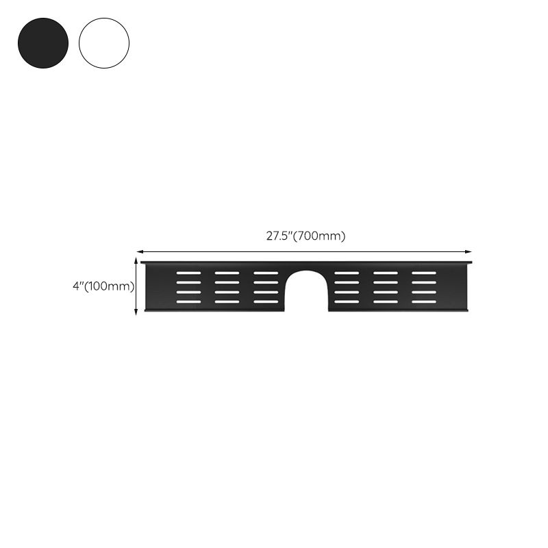 Frendorf | 2-teiliges modernes Badezimmer-Hardware-Set Badregal aus Aluminium