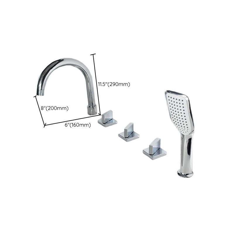 Frendorf | Zeitgenössischer Stil Badezimmer Wasserhahn Metall Aufsatzmontierter Badezimmer Wasserhahn