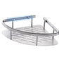 Frendorf | 3-teiliges modernes Badezimmer-Accessoire-Set Aluminium-Badregal in Silber
