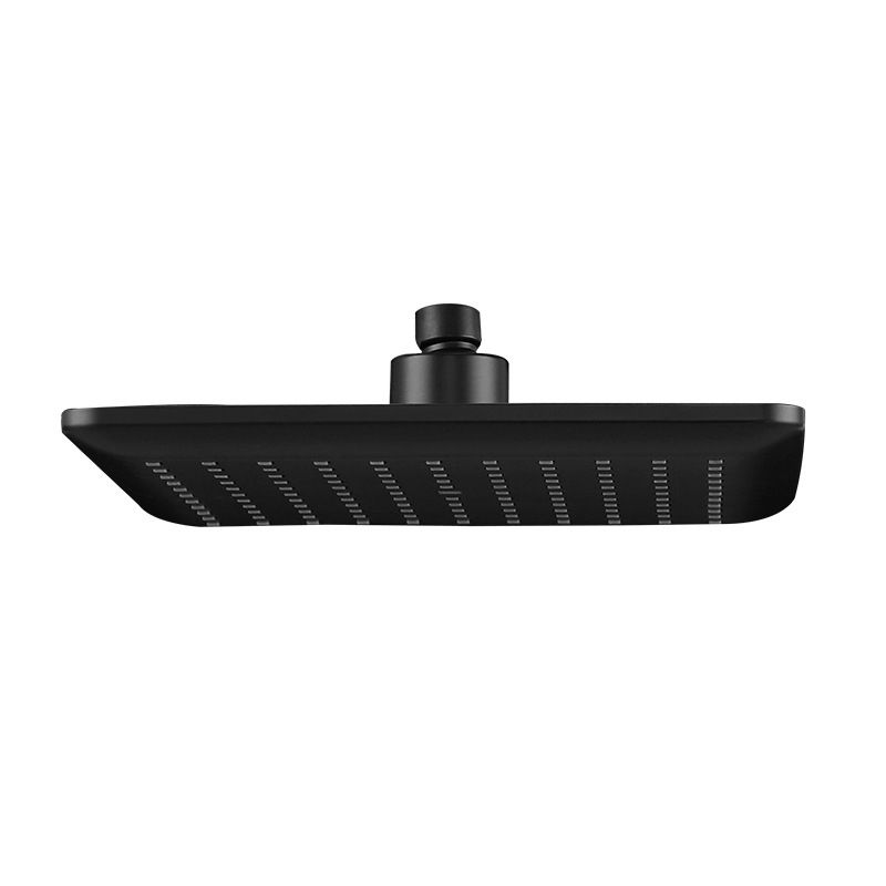 Frendorf | Moderner quadratischer matte schwarze Duschkopf Regenfall Duschkopf Combo