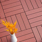 Frendorf | 12" X 12" 4-Slat Quadrat Deck-/Patio Bodenfliesen Schnapp-Installation Bodenbrettfliesen