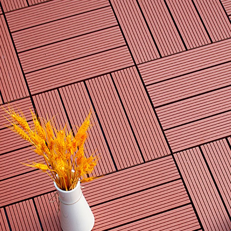 Frendorf | 12" X 12" 4-Slat Quadrat Deck-/Patio Bodenfliesen Schnapp-Installation Bodenbrettfliesen