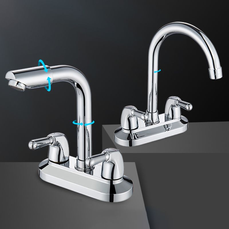Frendorf | 2-Griff Modernes Gefäß Waschbecken Wasserhahn Drehauslauf Badezimmer Wasserhahn