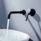 Frendorf | Industrieller Badezimmer Wasserhahn Messing Hebelgriffe 2-Loch Wasserhähne Wandmontierter Wasserhahn