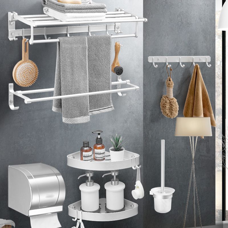 Frendorf | Modernes Badezimmerzubehör Hardware-Set Weißes Metall Badezimmerzubehör Kit