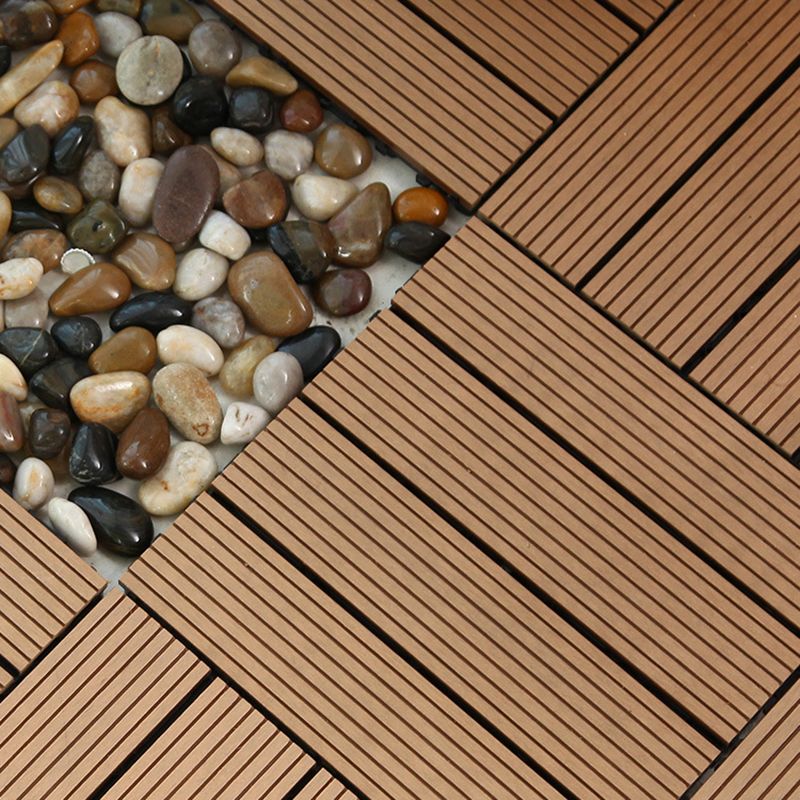 Frendorf | Rechteckige konstruierte Fliesen Wasserresistenter Parkettboden für Balkon