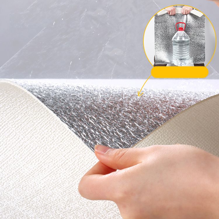 Frendorf | Modern Pearl Wandschmuck Flachs Wandzugangsplatte Abziehen und Aufkleben Dicke Schaumleiste