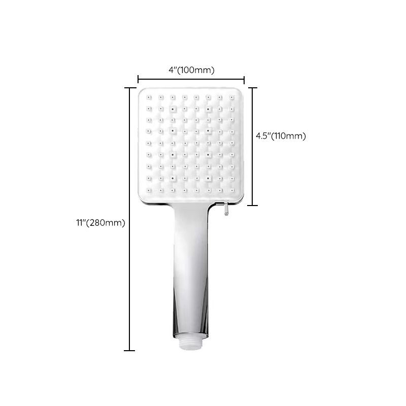 Frendorf | Klassische Handheld Duschkopf Standard Runde Duschköpfe in Silber