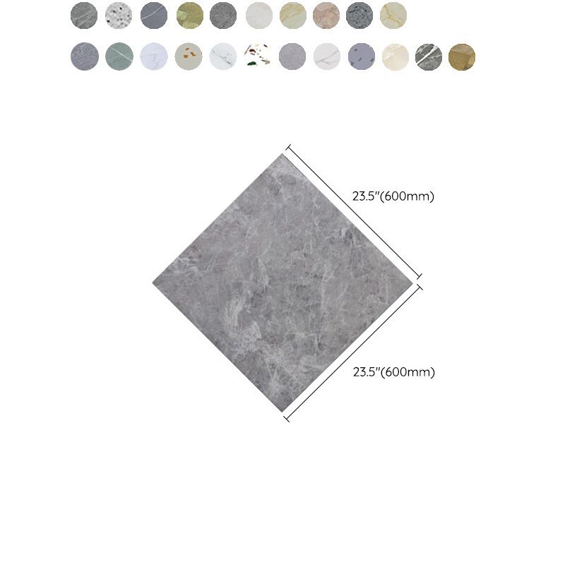 Frendorf | Home Vinylboden Peel and Stick Marmor-Optik quadratische PVC-Bodenbeläge für das Wohnzimmer