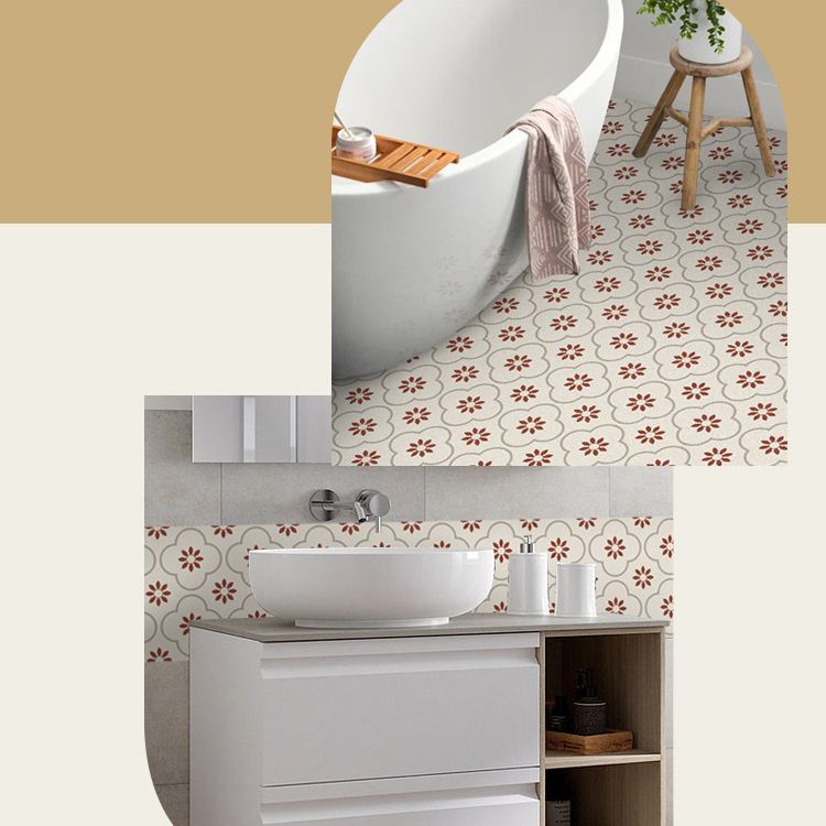 Frendorf | Quadratisches Peel and Stick Rückwand Kunststoff Einzelne Fliese Tapete mit rutschfester Oberfläche