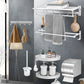 Frendorf | Modernes Badezimmerzubehör Hardware-Set Weißes Metall Badezimmerzubehör Kit