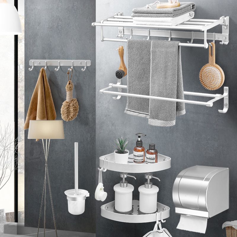 Frendorf | Modernes Badezimmerzubehör Hardware-Set Weißes Metall Badezimmerzubehör Kit