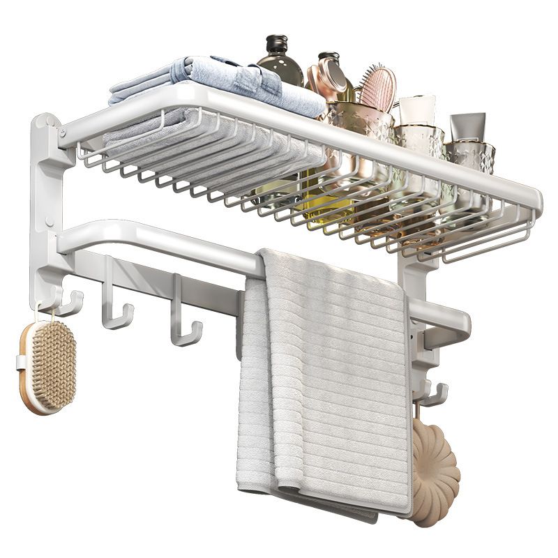 Frendorf | Modernes Badezimmerzubehör-Set Weiß Papierhalter Badregal Badbeschläge Set
