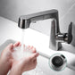 Frendorf | Ausziehbarer Vessel Wasserhahn Moderner Waschbecken Wasserhahn mit einem Hebelgriff