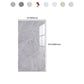 Frendorf | 10er Pack PVC Rechteckige Peel & Stick U-Bahnfliese Küche und Bad