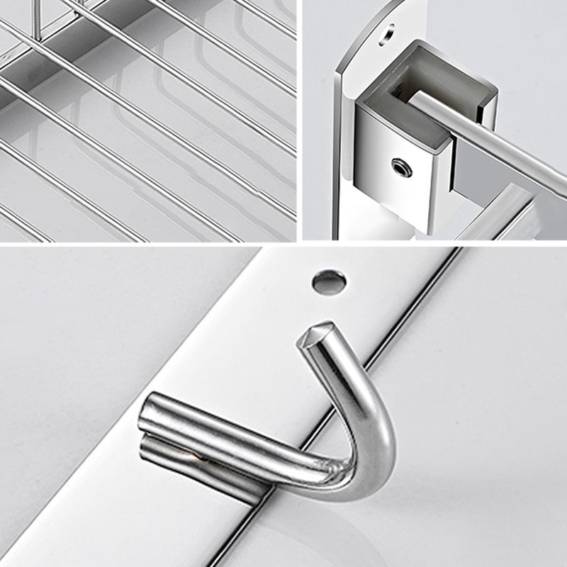 Frendorf | Modernes Badezimmerzubehör Hardware Set Silber Badezimmer Hardware