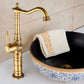 Frendorf | Deck Mounted Copper Roman Tub Faucet Double Handles Roman Tub Faucet Set