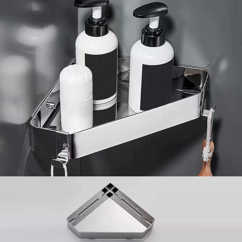 Frendorf | 2-teiliges Edelstahl-Badezimmerzubehör-Set 30 cm W Dreiecks-Badezimmerregal